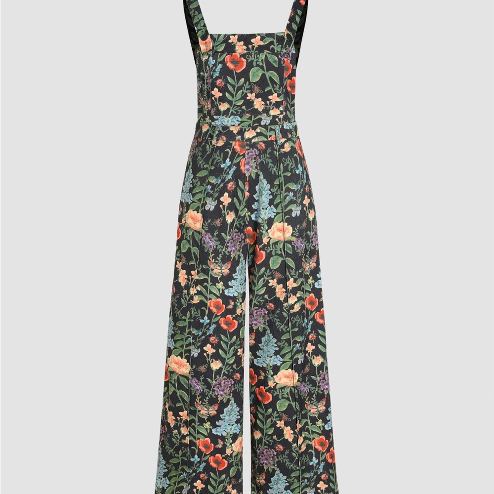 Cider Floral Jumpsuit with Black Base